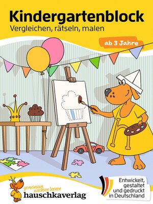 cover image of Kindergartenblock ab 3 Jahre--Vergleichen, rätseln und malen